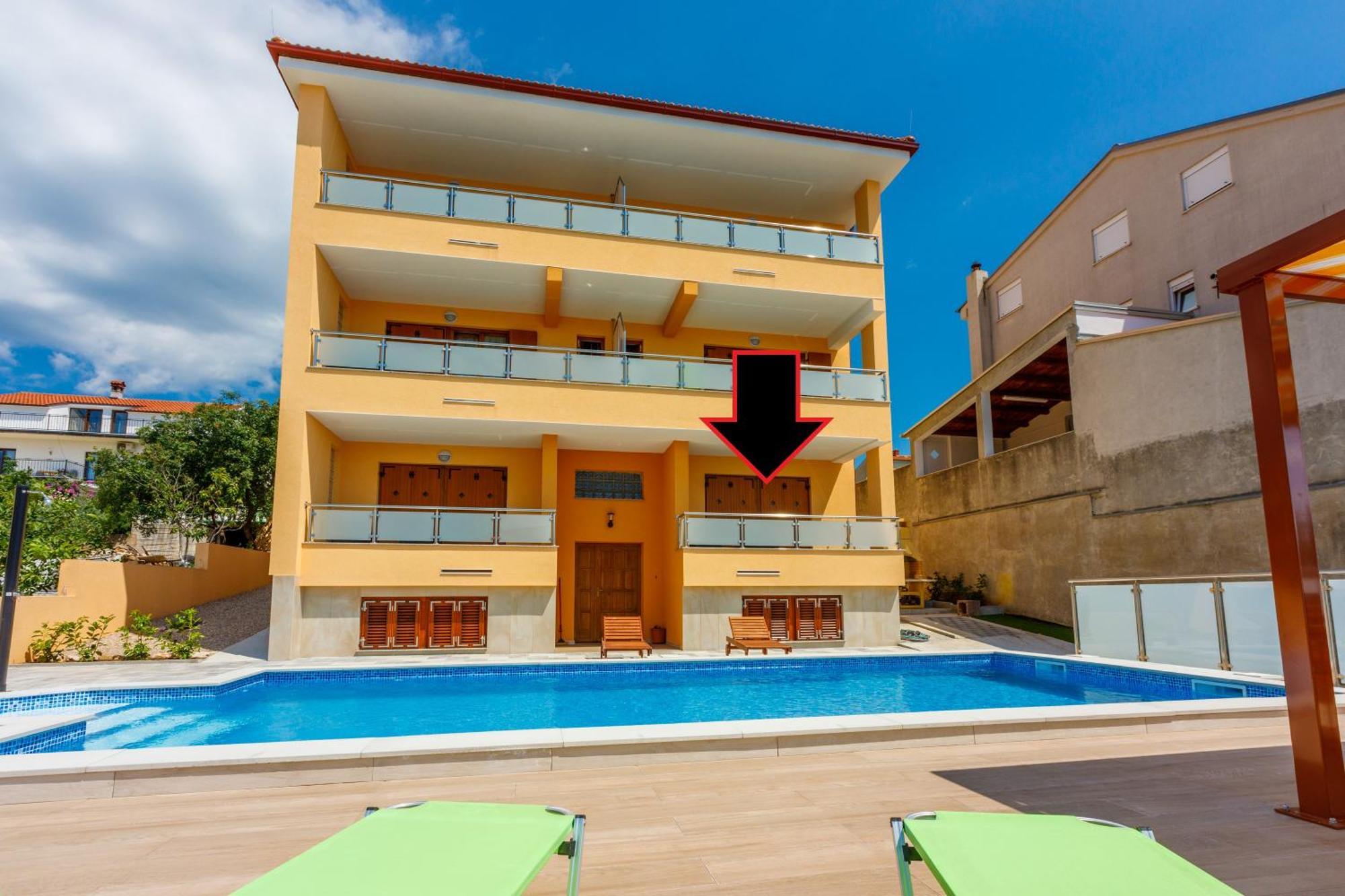 Appartamento House View Novi Vinodolski Esterno foto