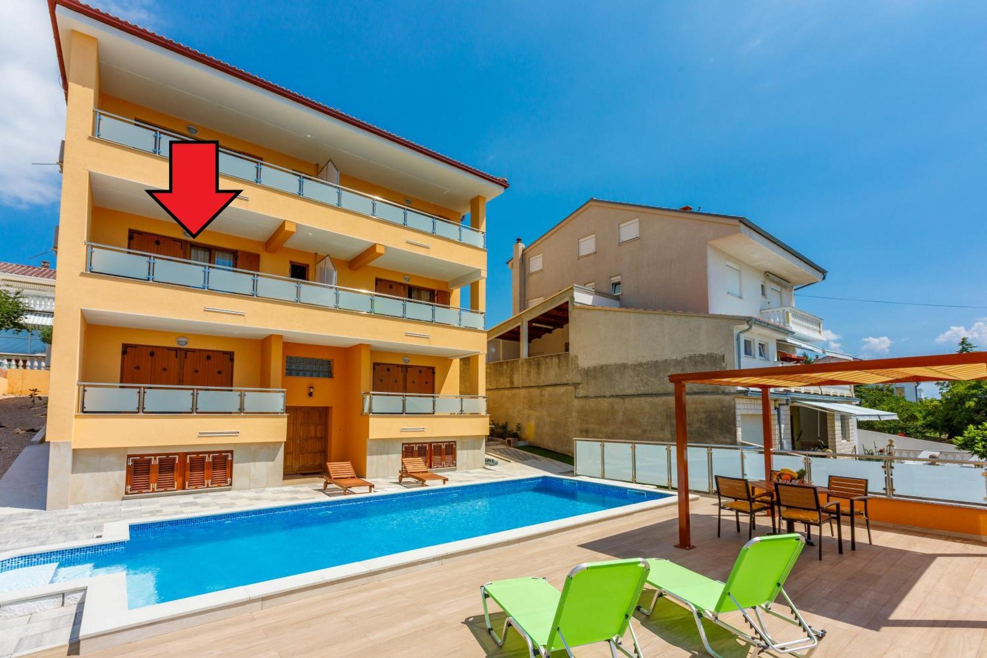 Appartamento House View Novi Vinodolski Esterno foto